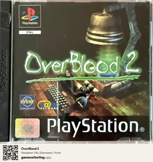 OverBlood 2 PlayStation, Germany box front
