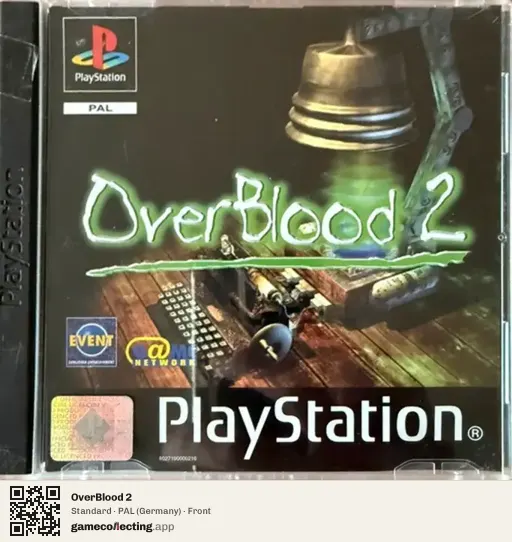 OverBlood 2 PlayStation, Germany box front