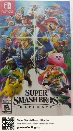 Super Smash Bros. Ultimate Nintendo Switch, North America box front