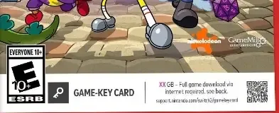 Nicktoons & The Dice of Destiny, the ESRB box on its front