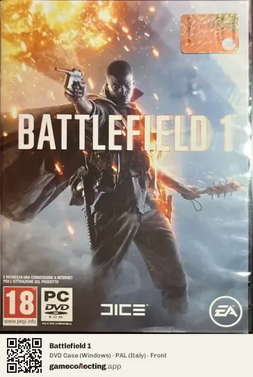 Battlefield 1 Computer, Italy box front