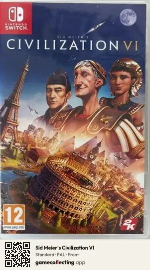 Sid Meier's Civilization VI Nintendo Switch, PAL box front