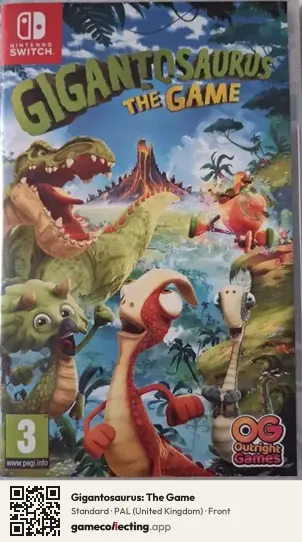 Gigantosaurus: The Game Nintendo Switch, United Kingdom box front