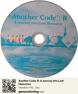 Another Code: R: A Journey into Lost Memories Nintendo Wii, PAL disc