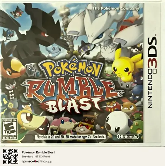 Pokémon Rumble Blast Nintendo 3DS, NTSC box front