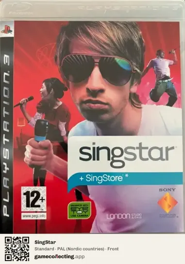 SingStar PlayStation 3, Nordic countries box front