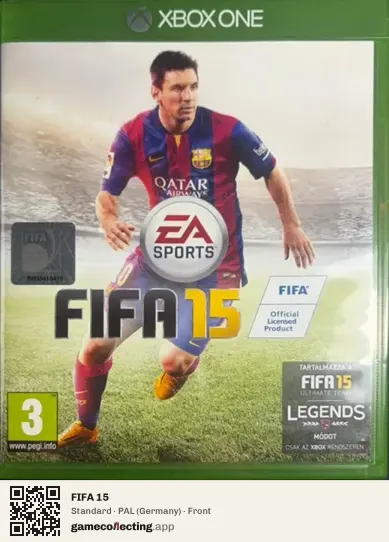 FIFA 15 Xbox One, Germany box front