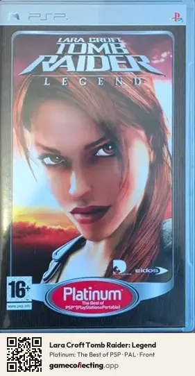 Lara Croft Tomb Raider: Legend PlayStation Portable, PAL box front