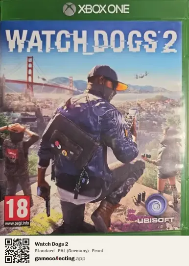 Watch Dogs 2 Xbox One, Germany box front