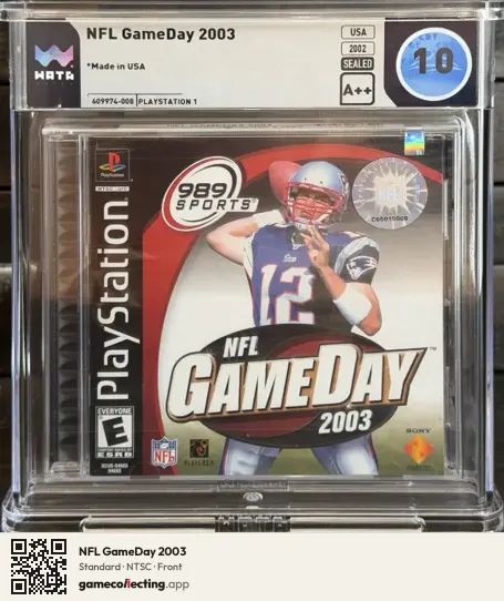 NFL GameDay 2003 PlayStation, NTSC box front