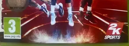 NBA 2K13, the USK square on its front