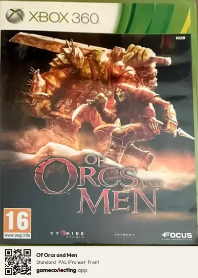 Of Orcs and Men Xbox 360, France box front