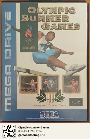 Olympic Summer Games Sega Mega Drive / Genesis, PAL box front