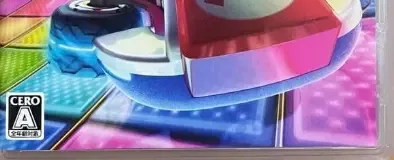 Mario Kart 8 Deluxe, the CERO letter on its front