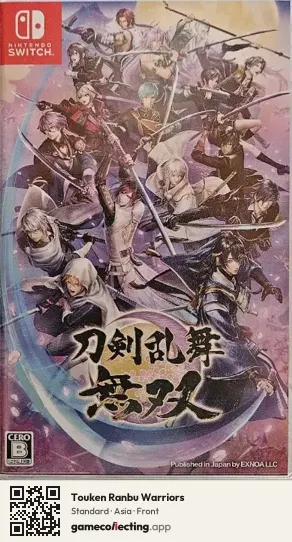 Touken Ranbu Warriors Nintendo Switch, Asia box front