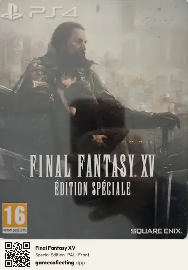 Final Fantasy XV PlayStation 4, PAL box front