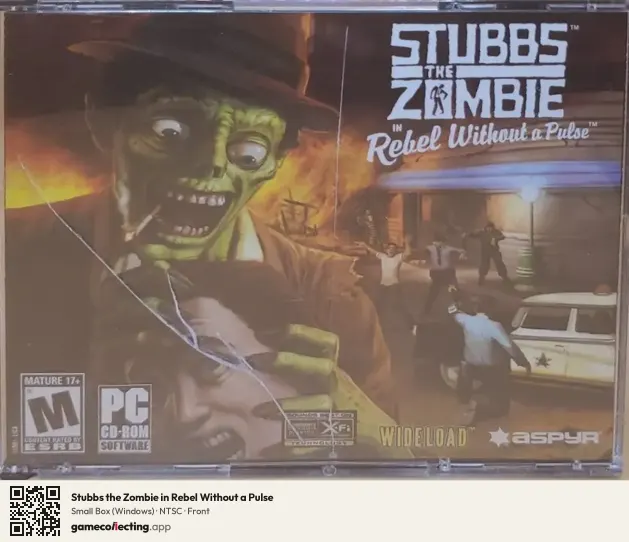 Stubbs the Zombie in Rebel Without a Pulse Computer, NTSC box front