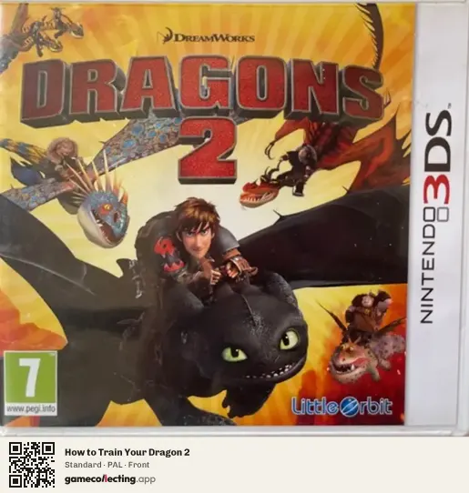 How to Train Your Dragon 2 Nintendo 3DS, PAL box front