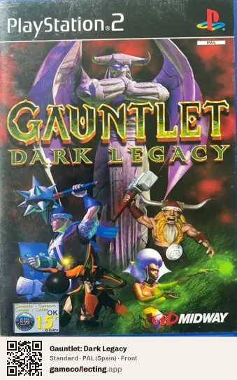Gauntlet: Dark Legacy PlayStation 2, Spain box front