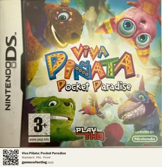Viva Piñata: Pocket Paradise Nintendo DS, PAL box front