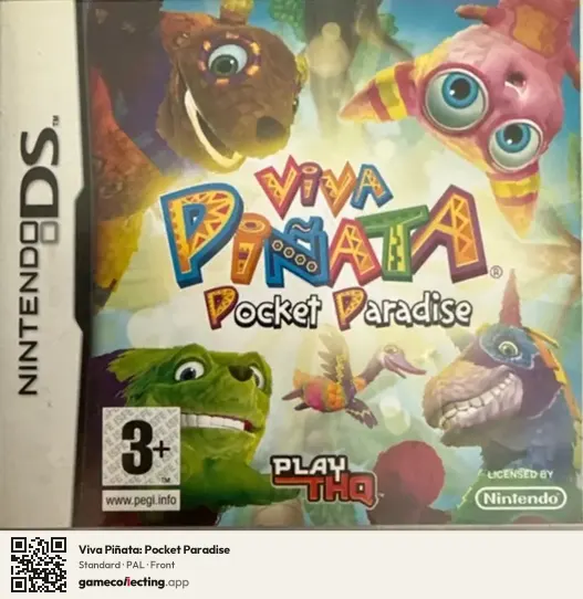 Viva Piñata: Pocket Paradise Nintendo DS, PAL box front