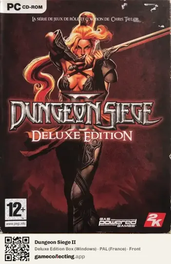 Dungeon Siege II Computer, France box front