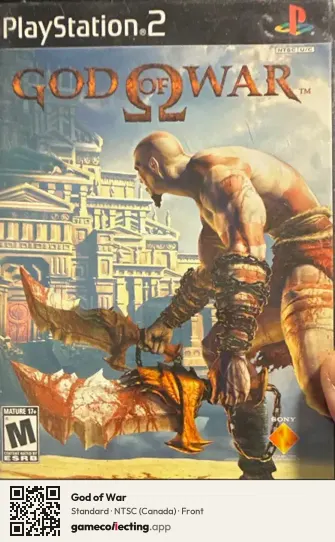 God of War PlayStation 2, Canada box front