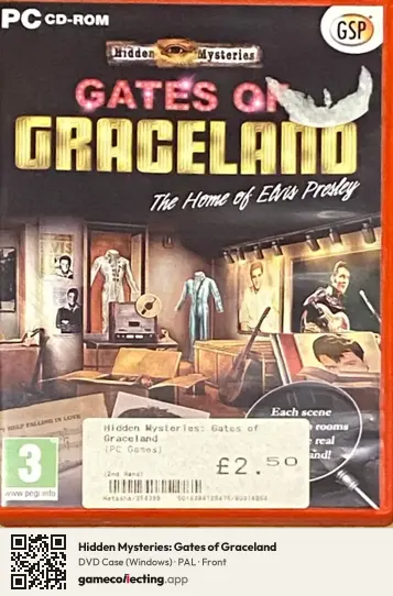 Hidden Mysteries: Gates of Graceland Computer, PAL box front