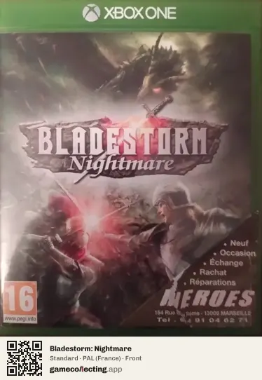 Bladestorm: Nightmare Xbox One, France box front
