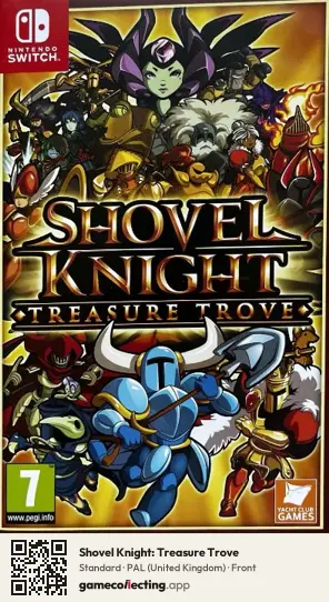 Shovel Knight: Treasure Trove Nintendo Switch, United Kingdom box front