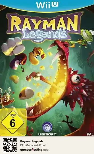 Rayman Legends Nintendo Wii U, Germany box front