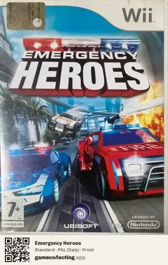 Emergency Heroes Nintendo Wii, Italy box front
