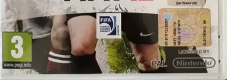 FIFA 12, the PEGI square on its front