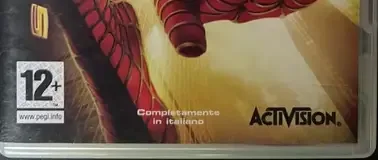 Spider-Man 2, the PEGI square on its front
