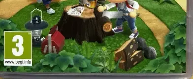 Animal Crossing: New Horizons, the PEGI square on its front