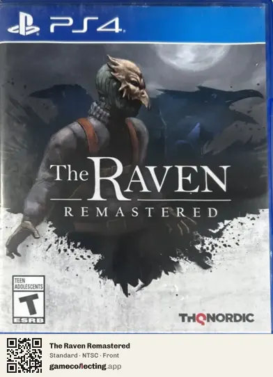 The Raven Remastered PlayStation 4, NTSC box front
