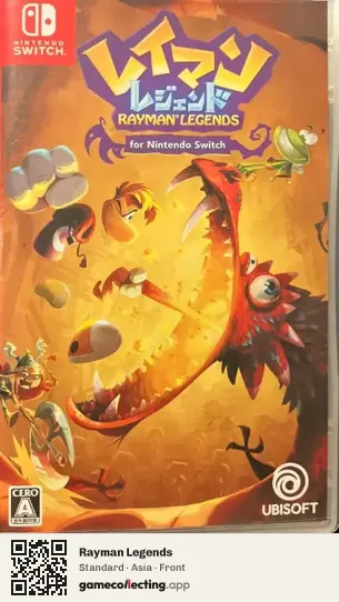 Rayman Legends Nintendo Switch, Asia box front