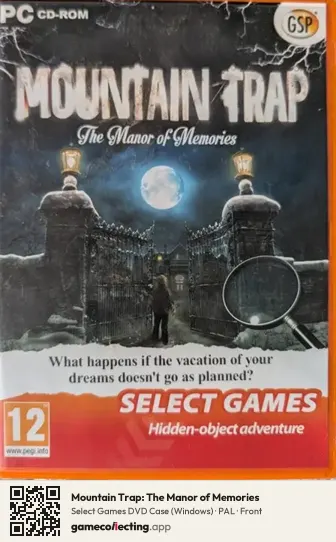 Mountain Trap: The Manor of Memories Computer, PAL box front