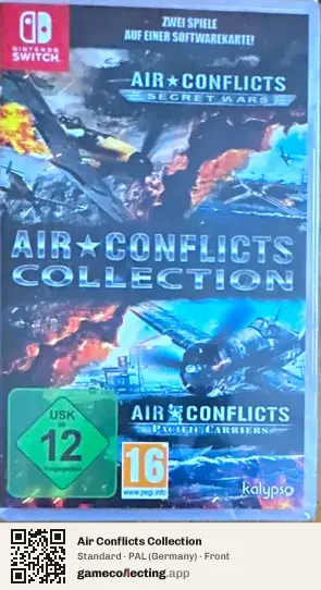 Air Conflicts Collection Nintendo Switch, Germany box front