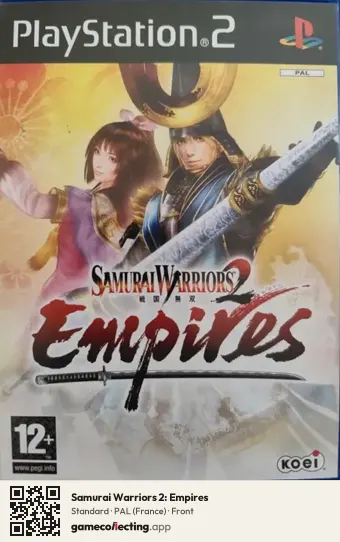 Samurai Warriors 2: Empires PlayStation 2, France box front