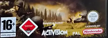 Call of Duty 2: Big Red One, the PEGI square on its front