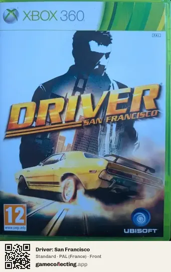 Driver: San Francisco Xbox 360, France box front