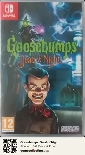 Goosebumps: Dead of Night Nintendo Switch, France box front