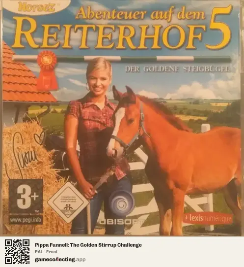 Pippa Funnell: The Golden Stirrup Challenge Computer, PAL box front