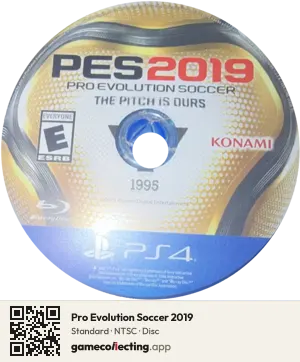 Pro Evolution Soccer 2019 PlayStation 4, NTSC disc