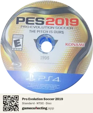 Pro Evolution Soccer 2019 PlayStation 4, NTSC disc