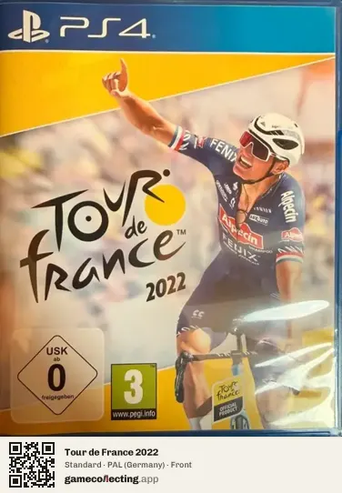 Tour de France 2022 PlayStation 4, Germany box front