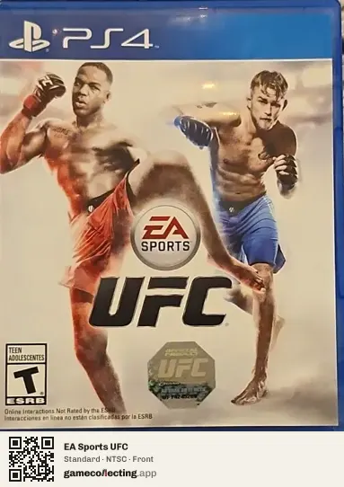 EA Sports UFC PlayStation 4, NTSC box front