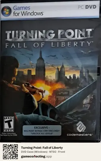 Turning Point: Fall of Liberty Computer, NTSC box front