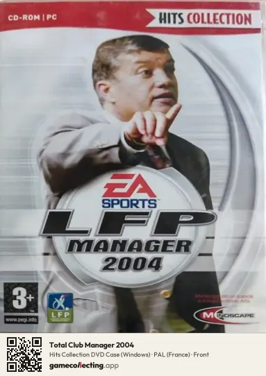 Total Club Manager 2004 Computer, France box front